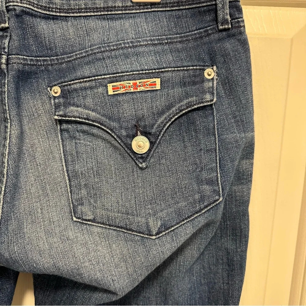 Hudson Collin Flap Skinny Jeans Crop Women’s Size 30 - Picture 3 of 7